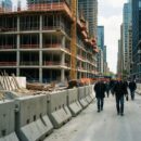 Пешеходная зона после масштабной стройки превратилась в полосу препятствий из бетона